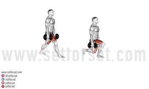 split squat lunges