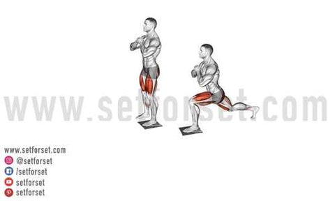 split squat position