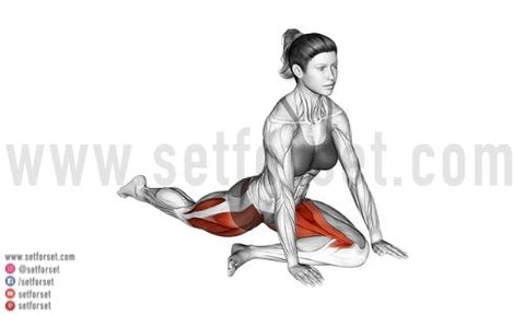 squat hip stretches