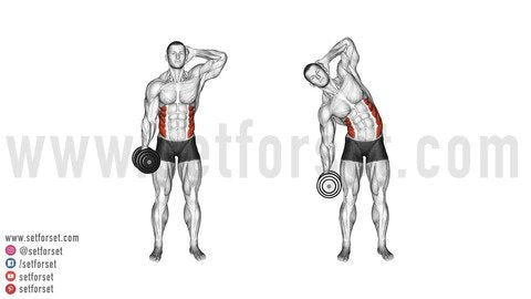standing lower ab workout