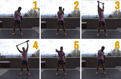 steel mace shoulder exercise