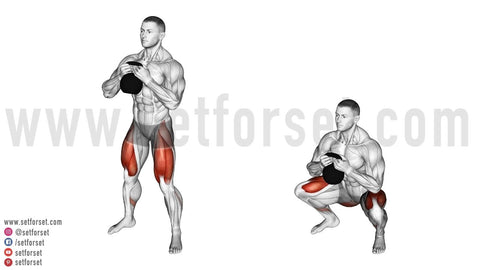 Kettlebell Sumo Squat: Video Exercise Guide & Tips - SET FOR SET