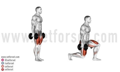 Weighted Lunges
