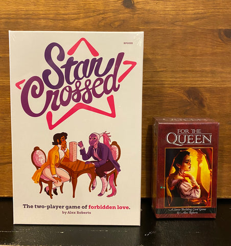 Star Crossed and For the Queen RPGs by Alex Roberts