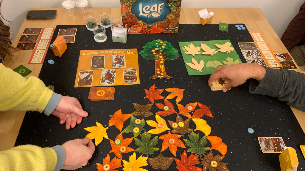 Leaf game board layout