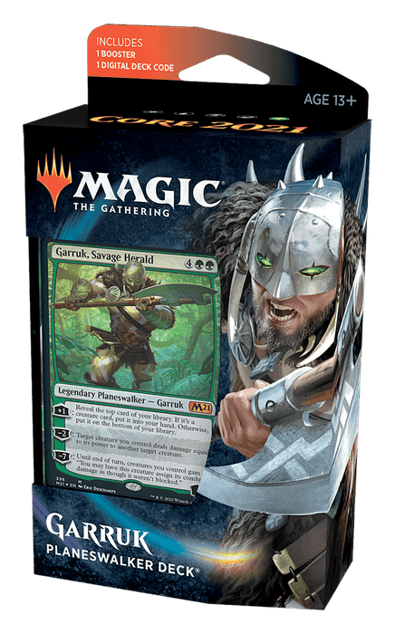 Mtg Planeswalker Deck Core Set 2021 M21 Garruk — Twenty Sided Store