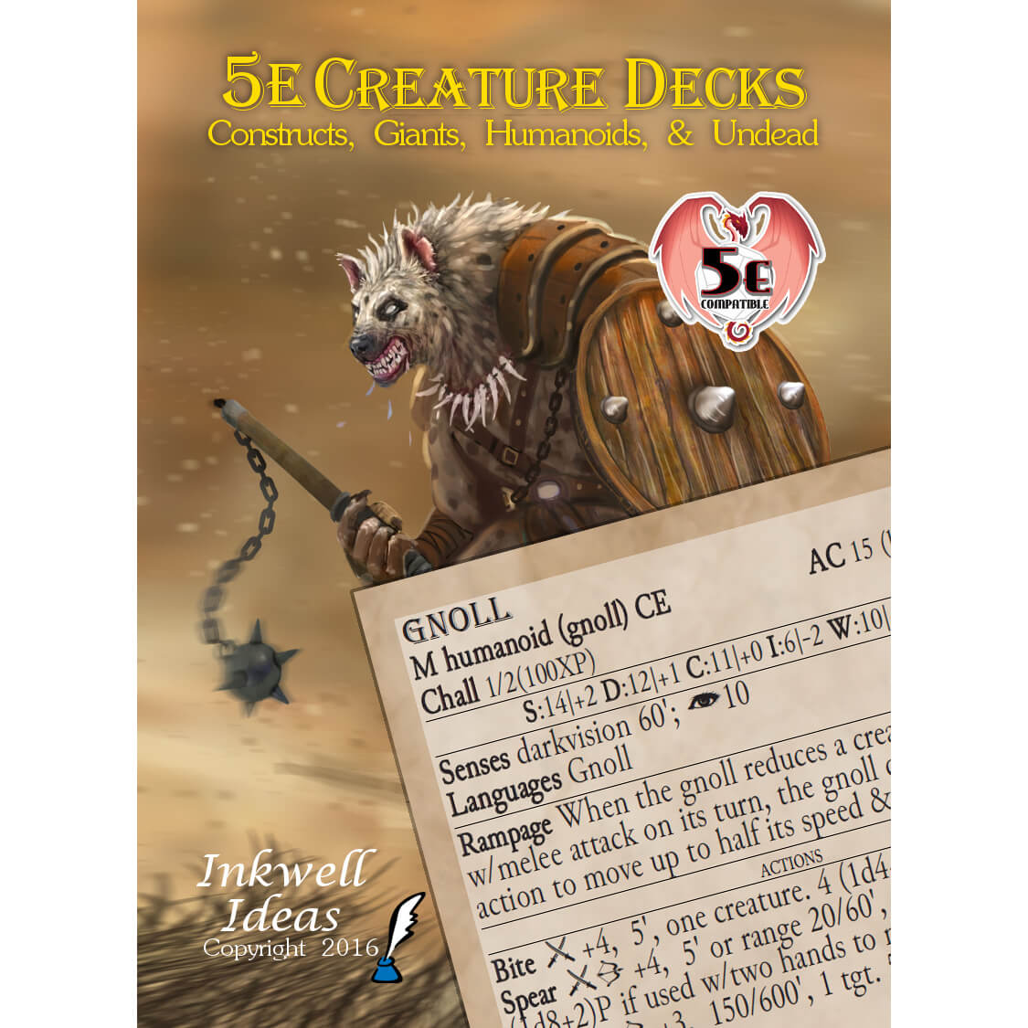 D&D (5e) Creature Deck : Constructs, Giants, Humanoids ...