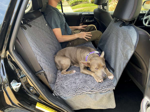 Car Dog Cover Back Seat - Car Hammock for Dogs - Dog Car Seat