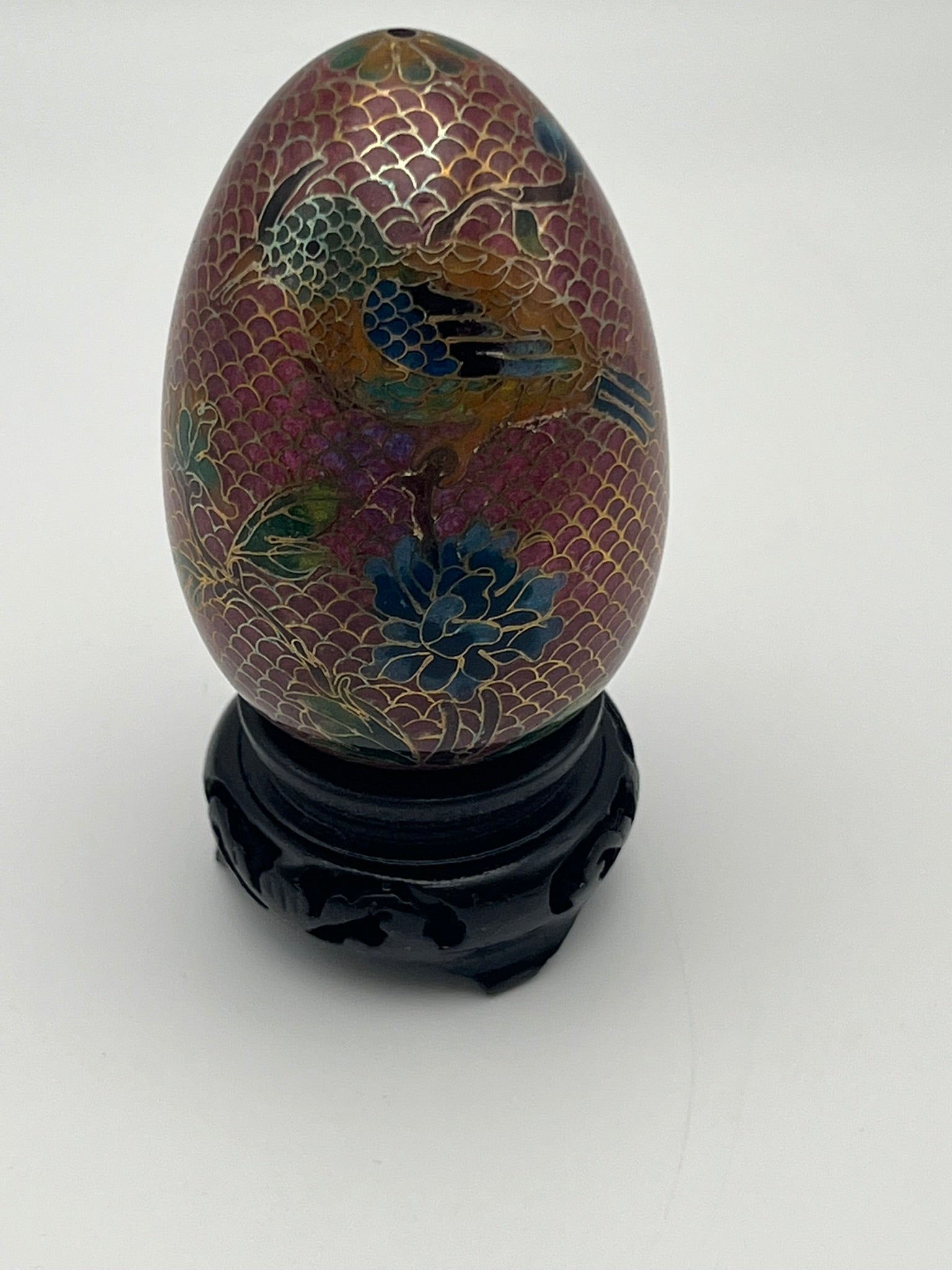 Cloisonné Egg Bottom of the Cup