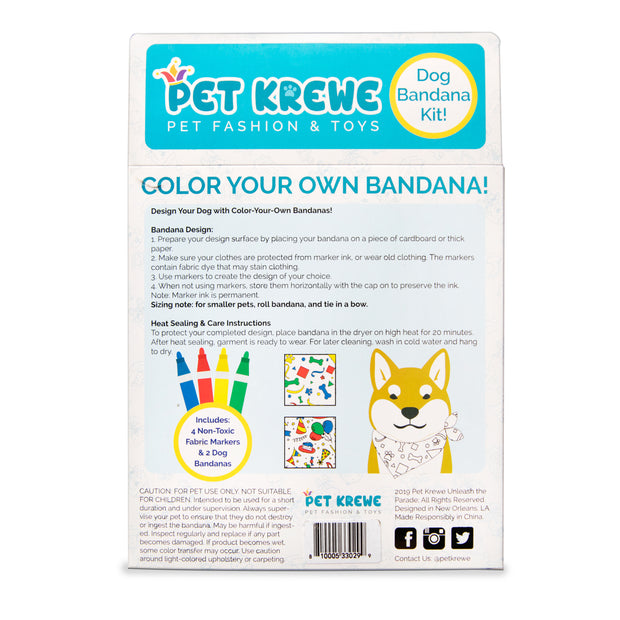 design your own dog bandana