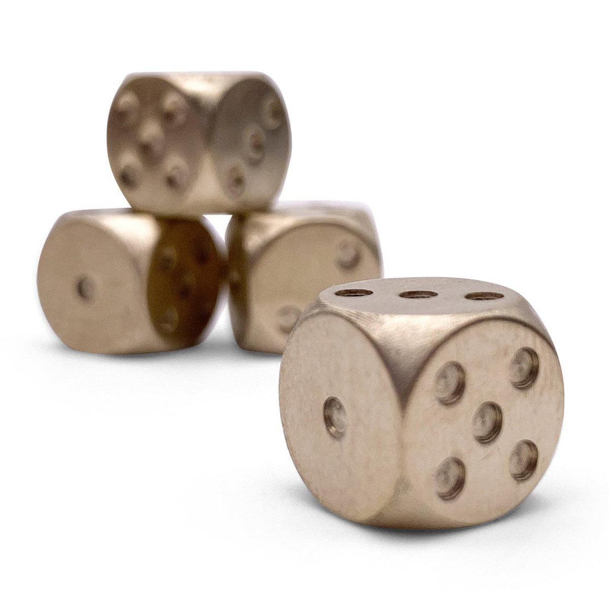 Copper - 12mm D6 Pips True Metal Dice - Norse Foundry