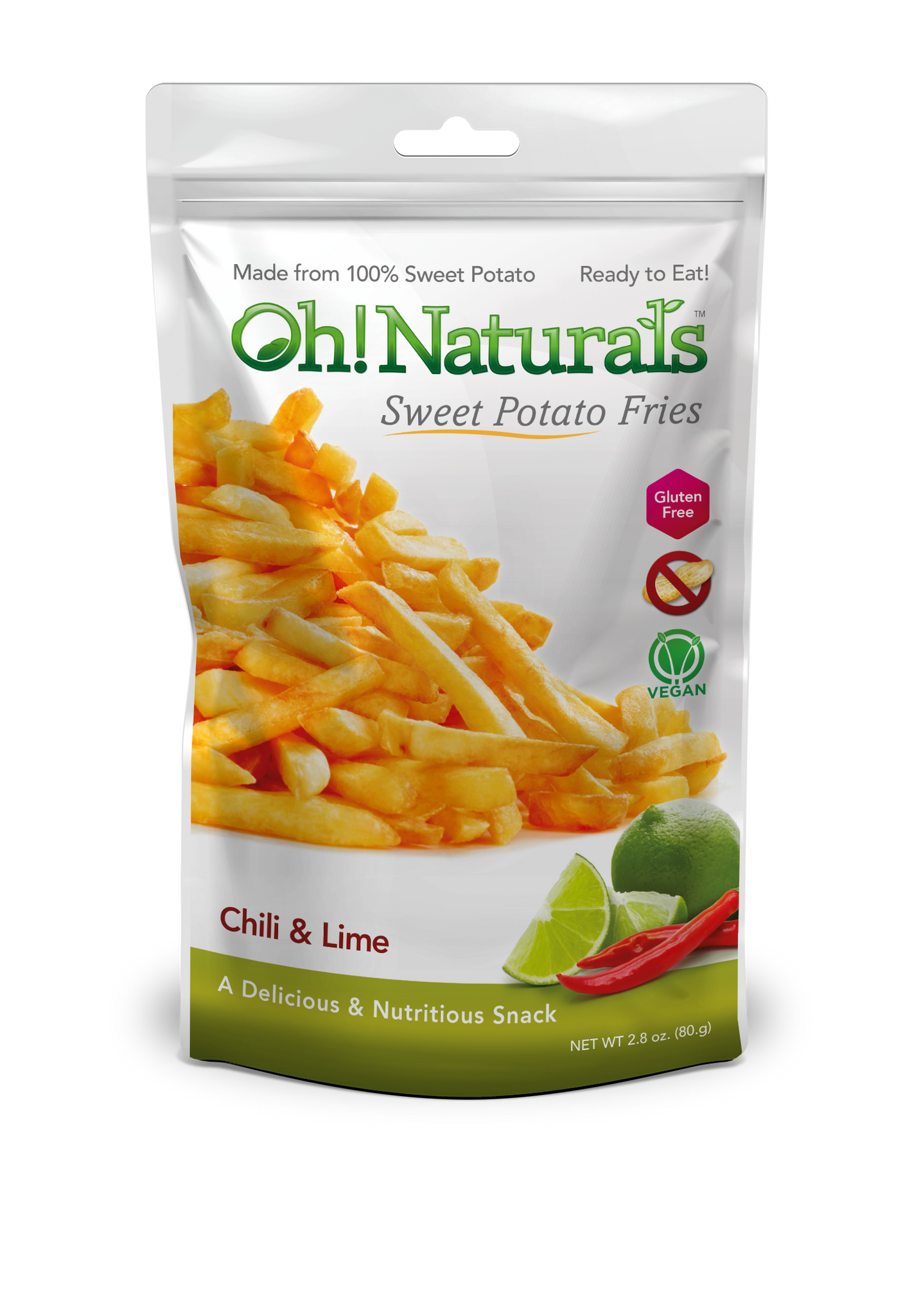 Chili & Lime Sweet Potato Fries - Oh! Naturals