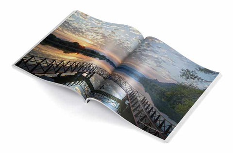 Winona Minnesota Photography Sunrise Page Spread