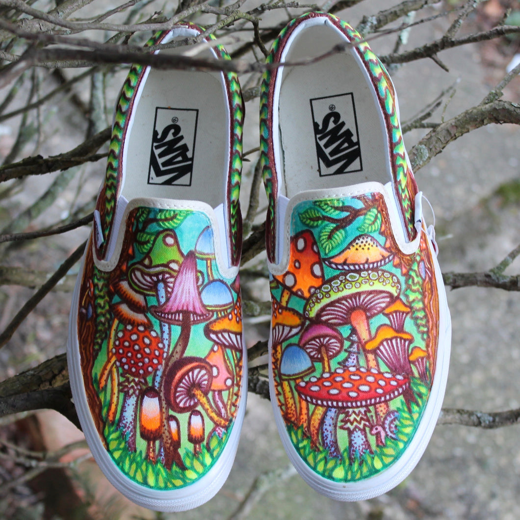 vans slip on art