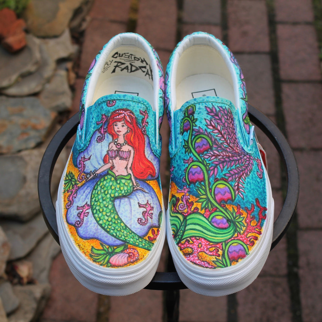mermaid shoes vans
