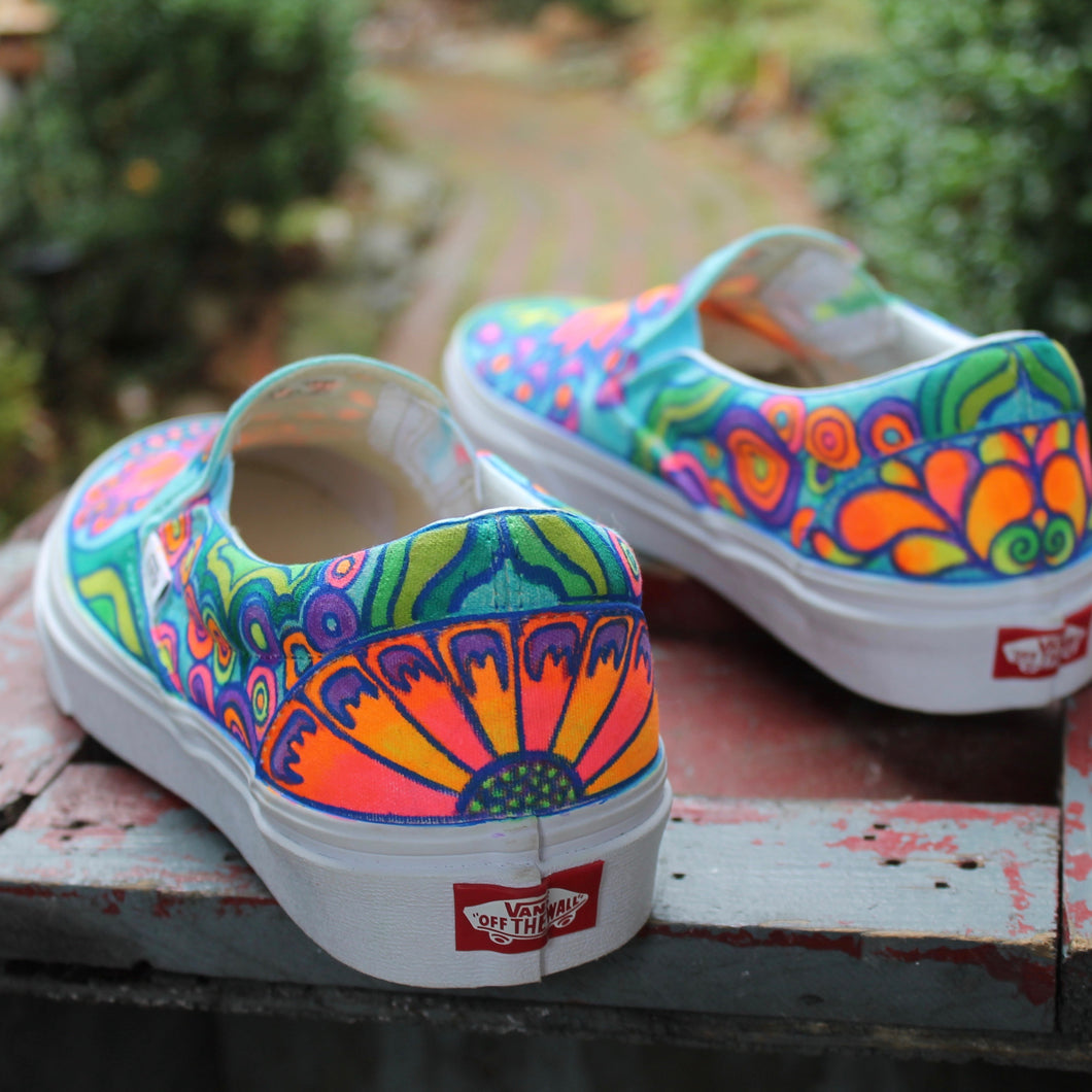 vans psychedelic shoes