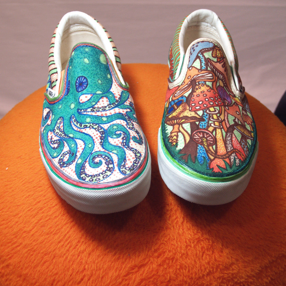 Custom designed Vans Slip On Sneakers – RAD Shirts & Printing