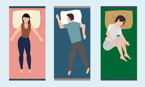 Different sleep positions