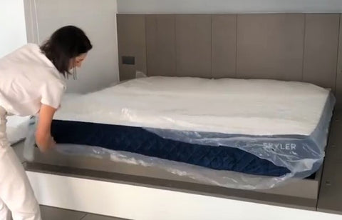 Setting up the Skyler mattress