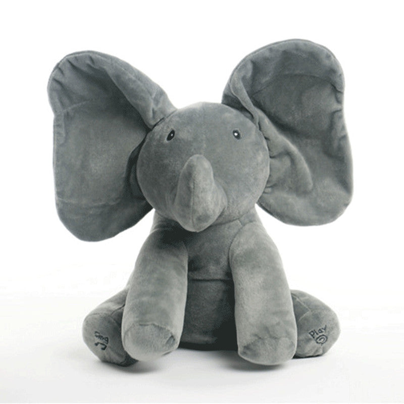 talking elephant plush toy