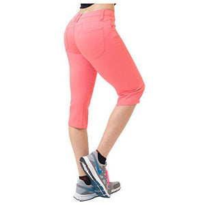 colored capri jeans