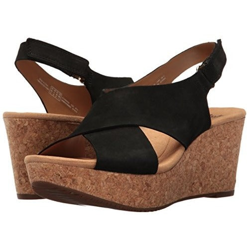 clarks annadel eirwyn slingback wedge sandal