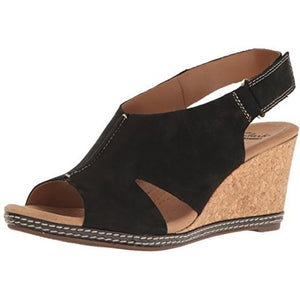 clarks women's helio float wedge sandal