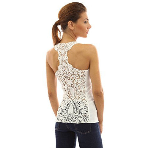 crochet back tank top