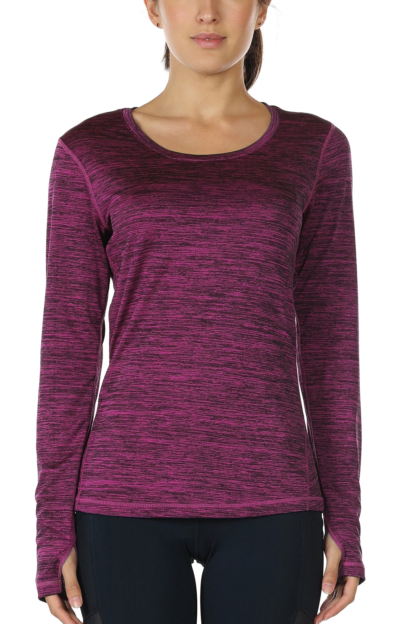 women's workout tops long sleeve