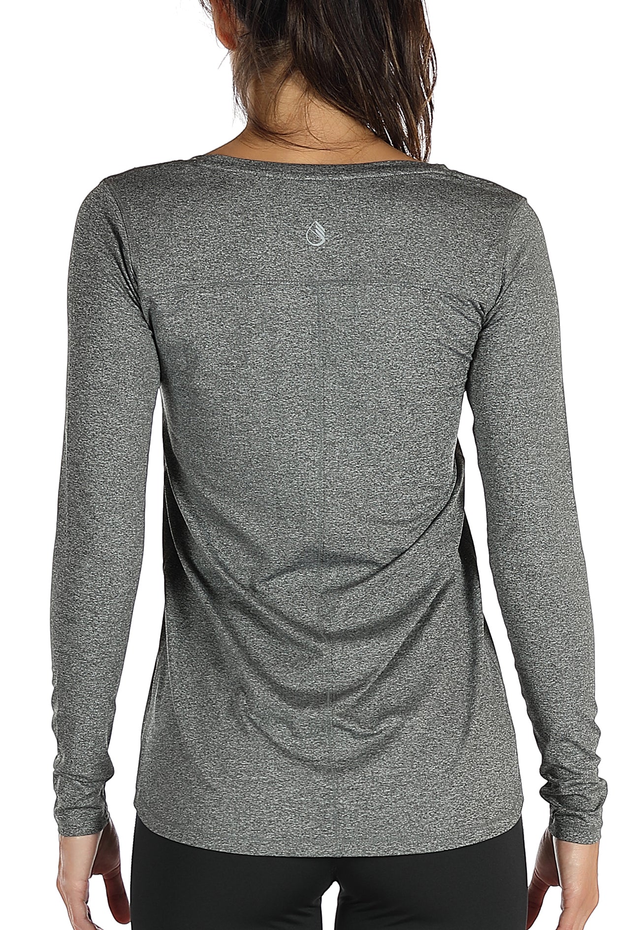 black long sleeve athletic shirt