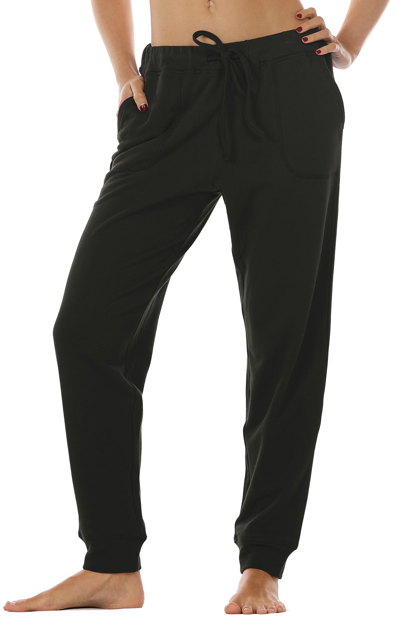 icyzone Women's Active Joggers Sweatpants - Athletic Yoga Lounge Pants ...