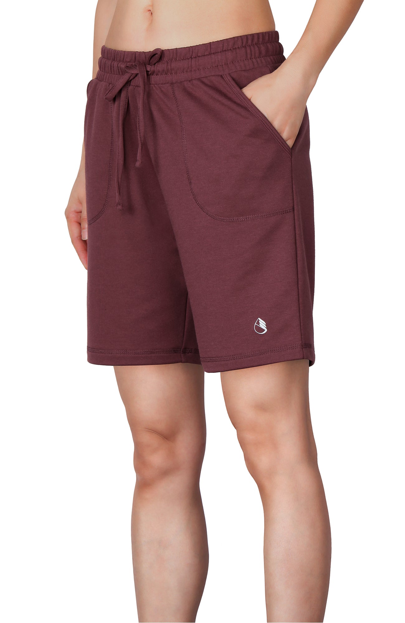 womens bermuda yoga shorts