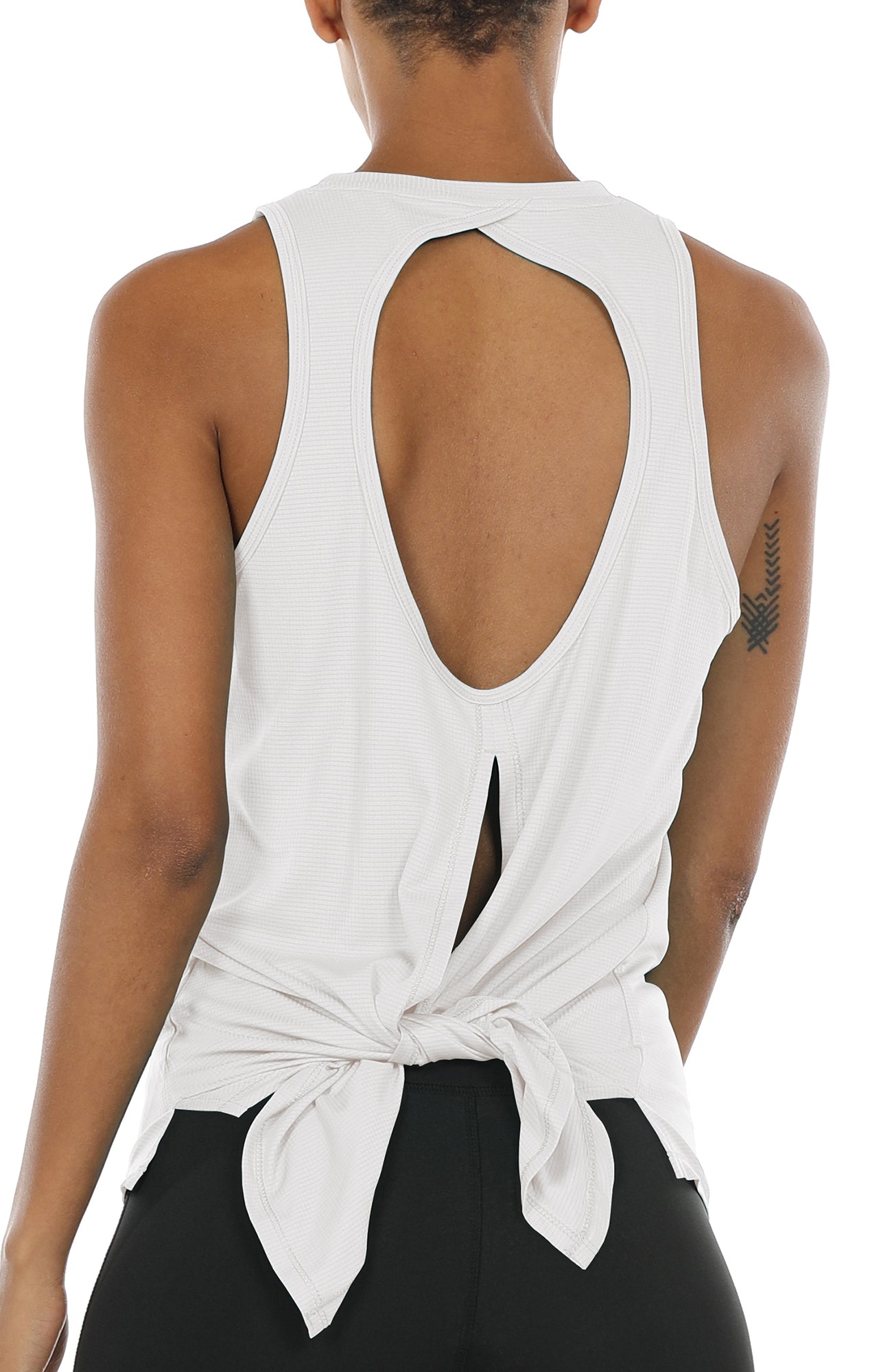 open back yoga tank top