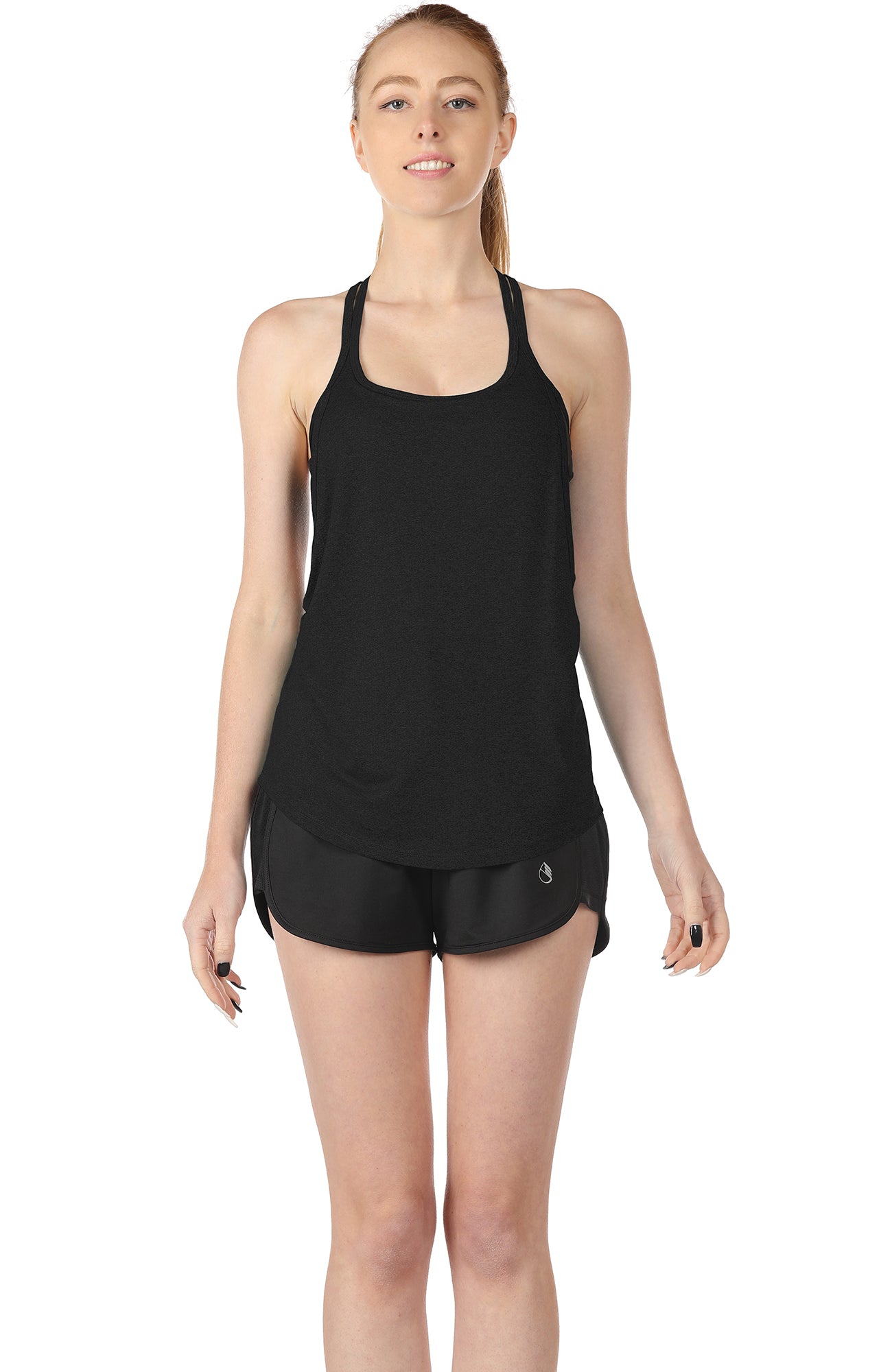 women's athletic tank tops with built in bra