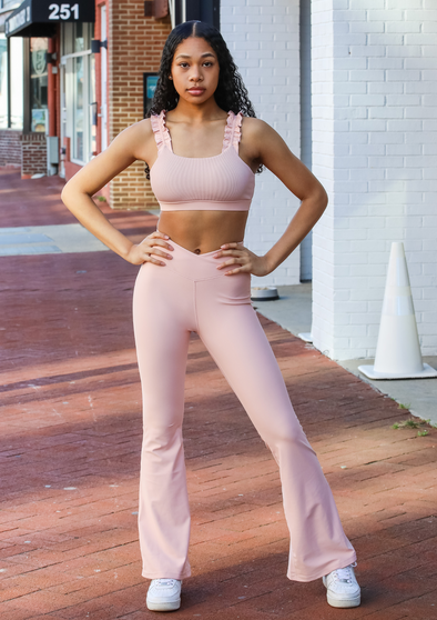 The Crossover Flare Legging (OLL213-HGD) - Honey Gold – Oh La La Dancewear