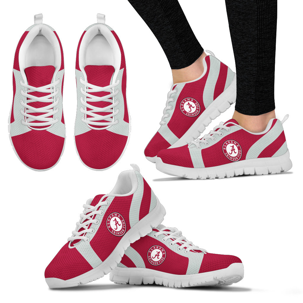 Line Inclined Classy Alabama Crimson Tide Sneakers – Best Funny Store