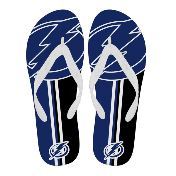 Tampa Bay Lightning Fan Gift Two Main Colors Flip Flops – Best Funny Store