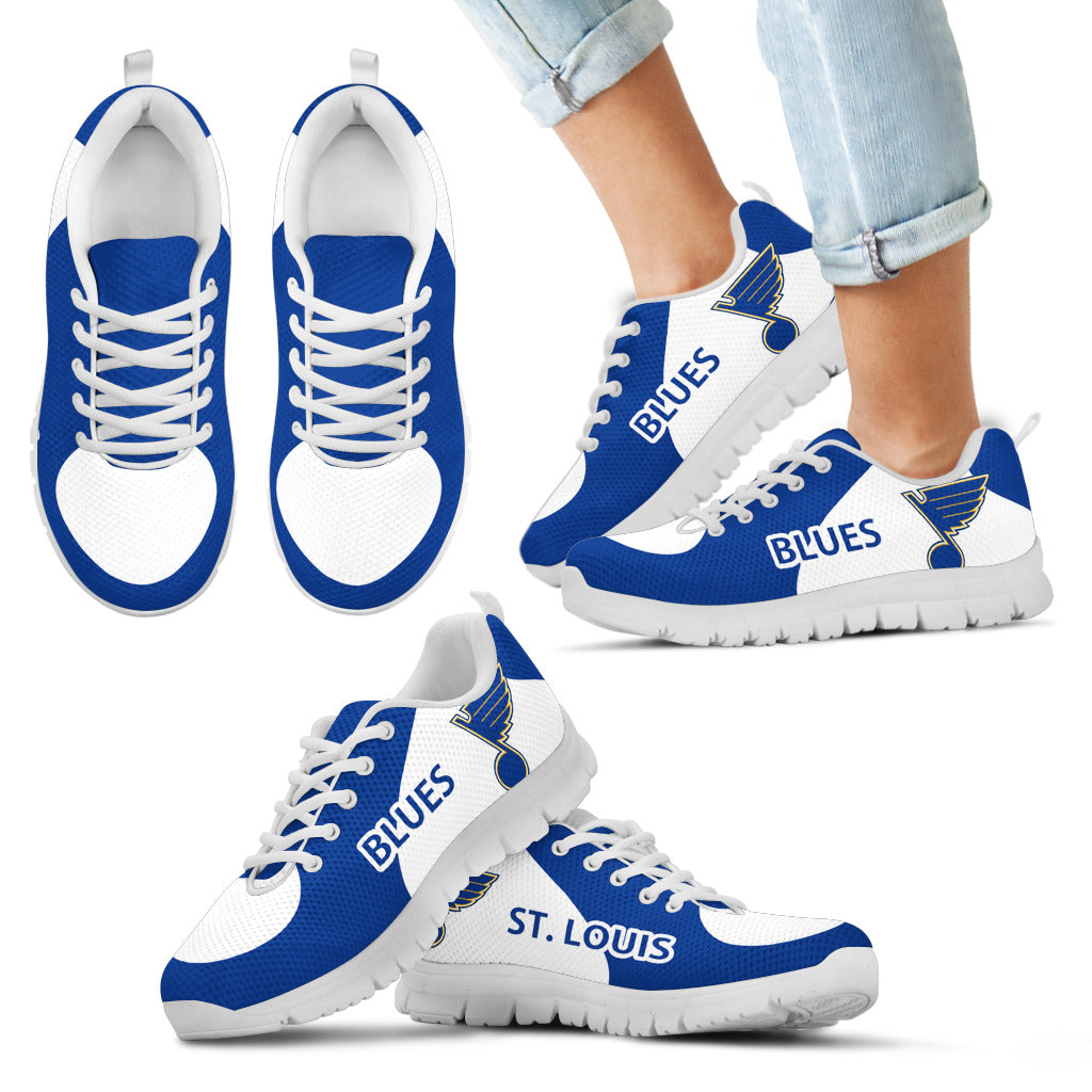 St. Louis Blues Top Logo Sneakers – Best Funny Store