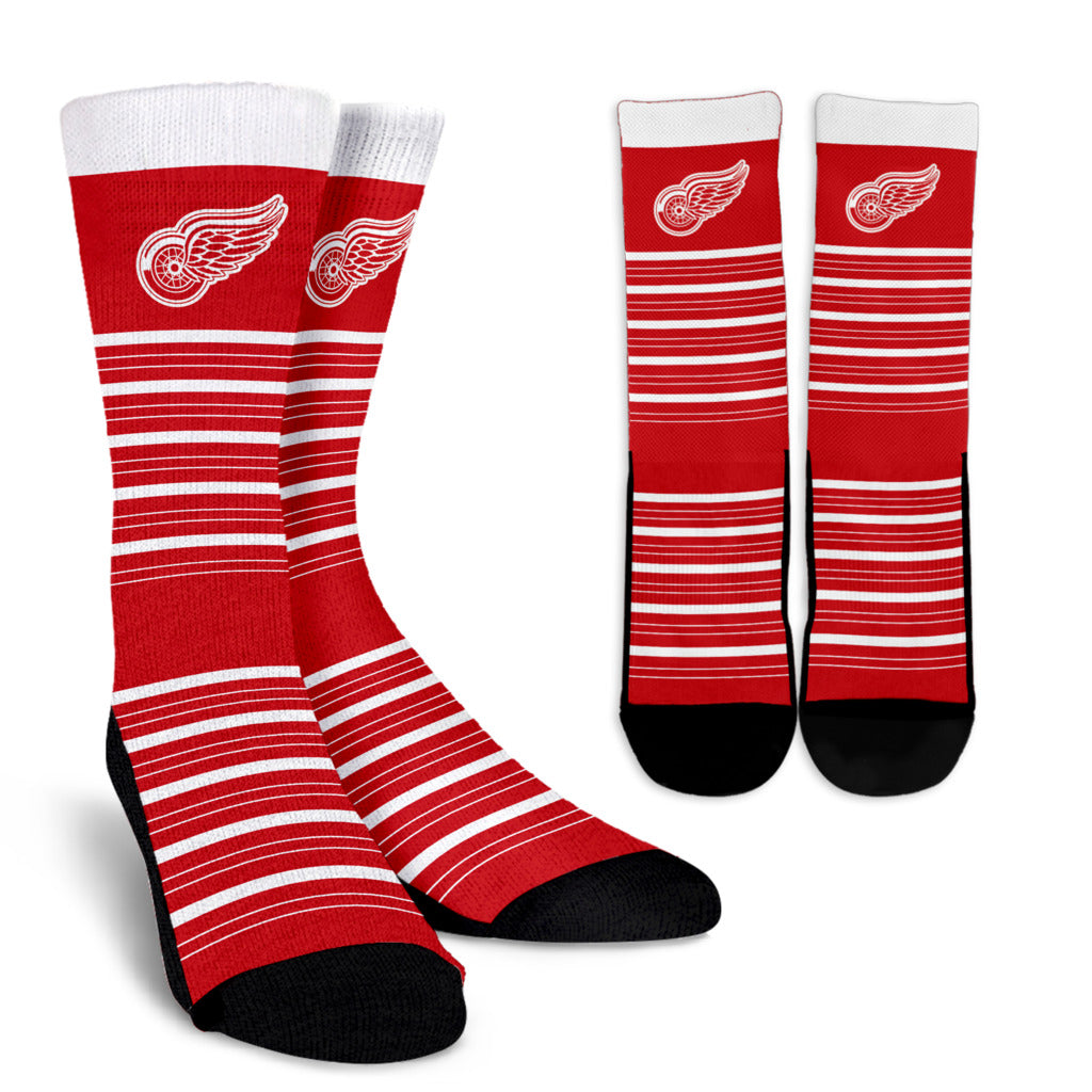 Amazing Circle Charming Detroit Red Wings Crew Socks – Best Funny Store
