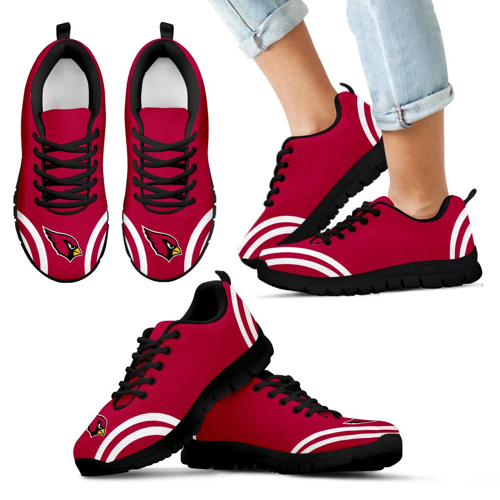 Lovely Curves Stunning Logo Icon Arizona Cardinals Sneakers – Best ...