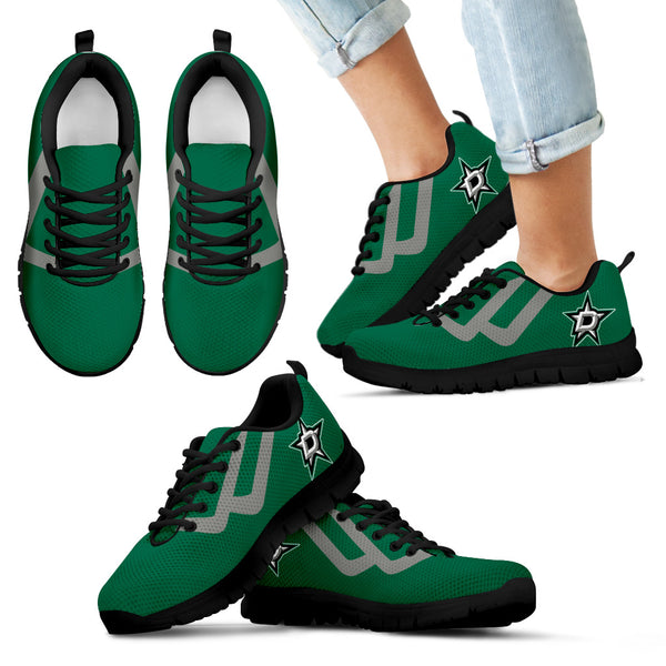 Line Bottom Straight Dallas Stars Sneakers – Best Funny Store