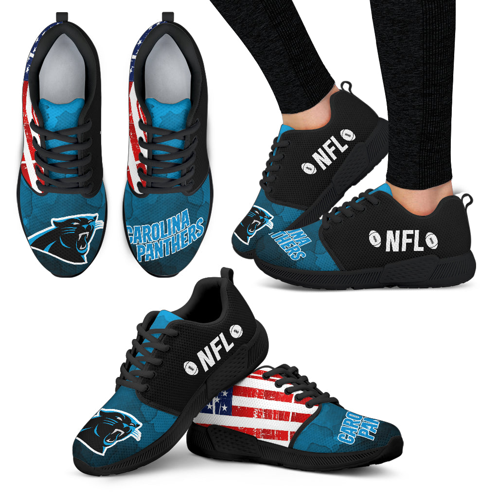 Simple Fashion Carolina Panthers Shoes Athletic Sneakers
