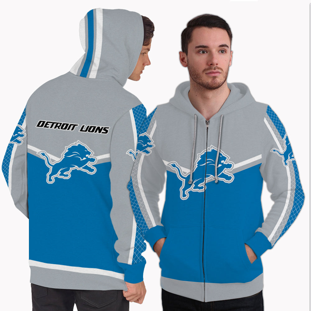 Detroit Lions Zip Hoodie – Best Funny 
