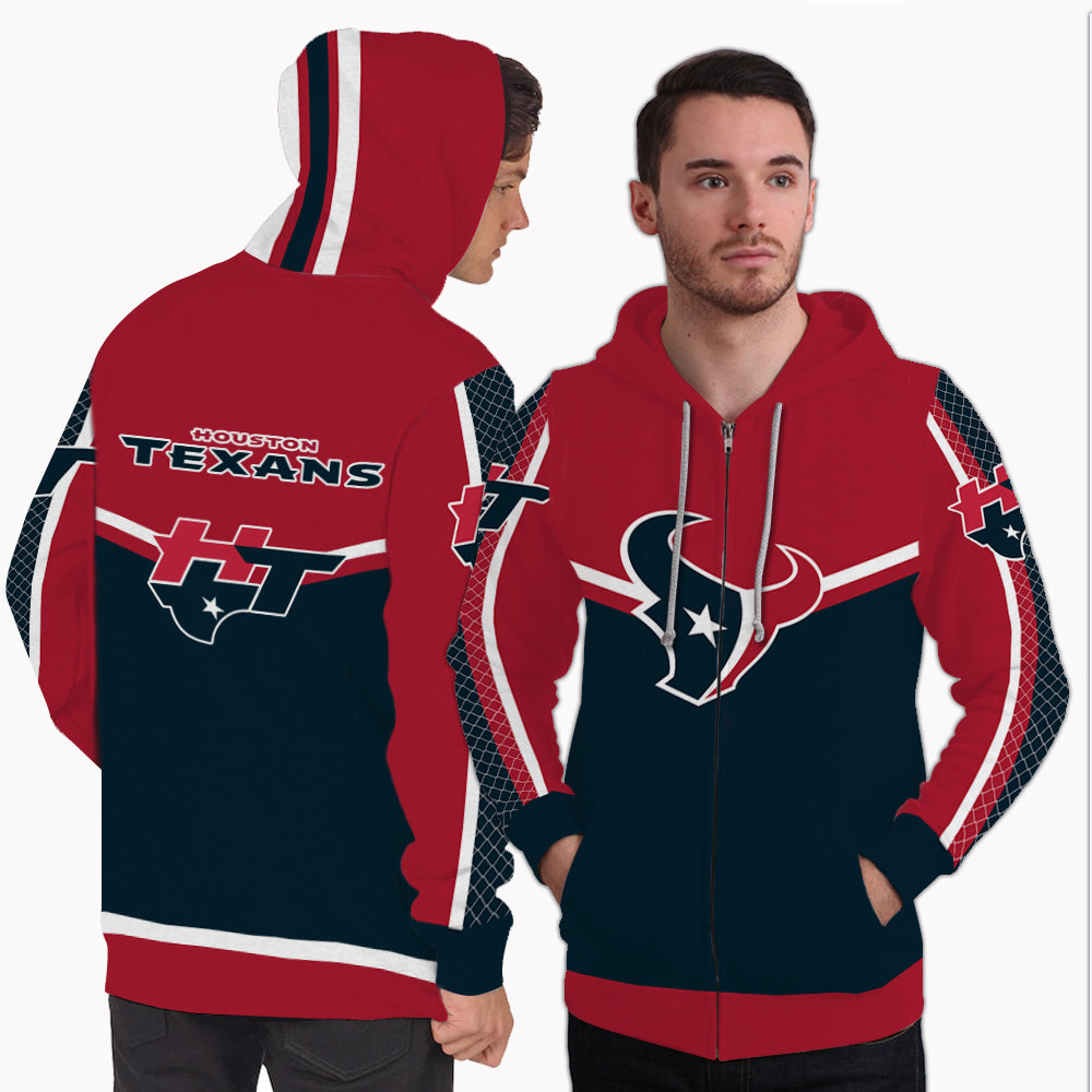 texans zip hoodie