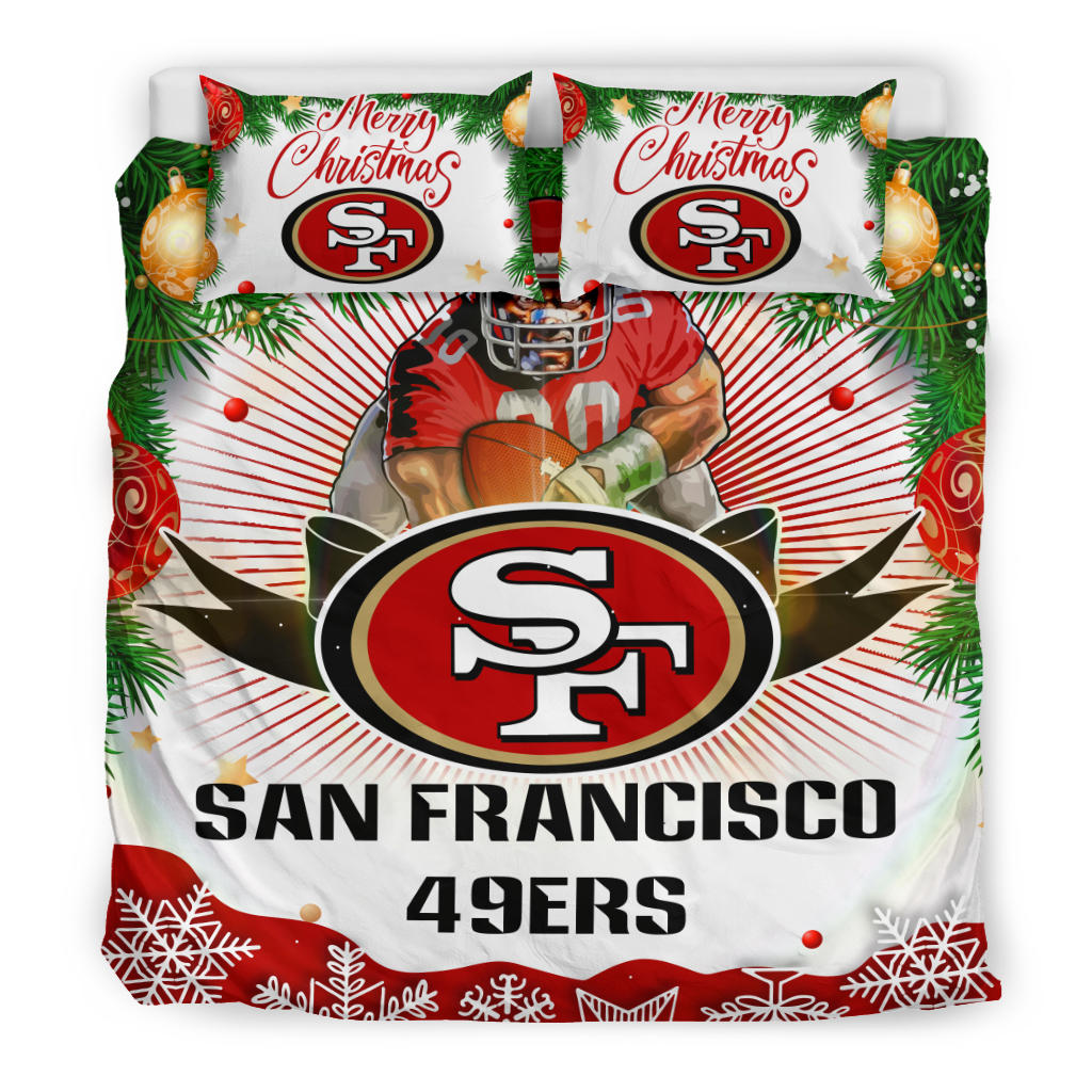 Funny Gift Shop Merry Christmas San Francisco 49ers