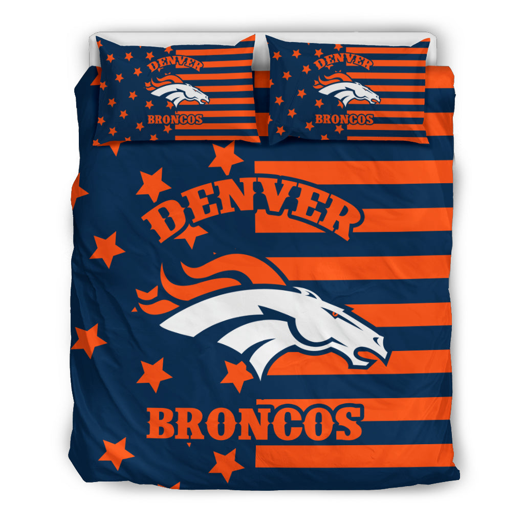 Star Mashup Column Denver Broncos Bedding Sets Best Funny Store