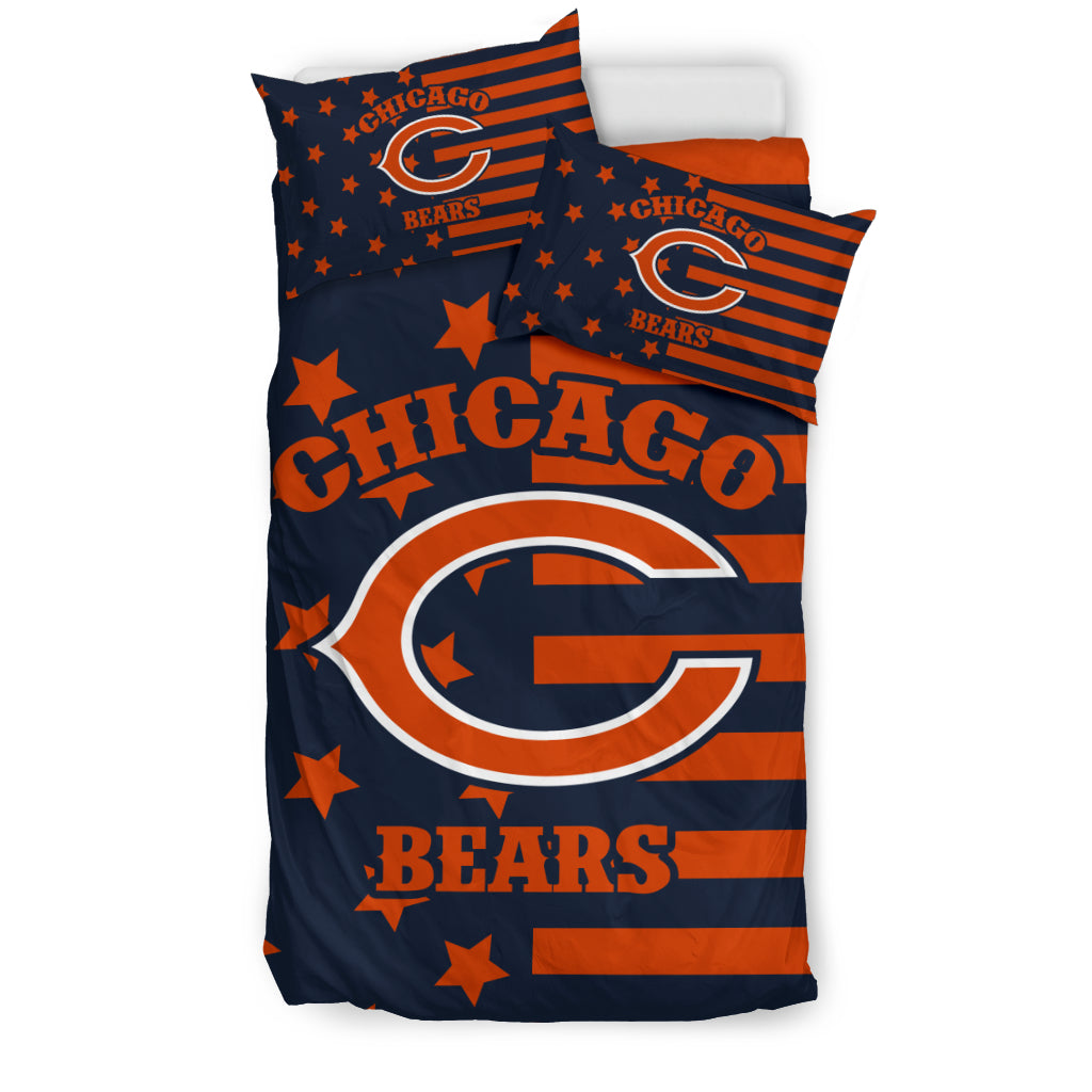 Star Mashup Column Chicago Bears Bedding Sets Best Funny Store