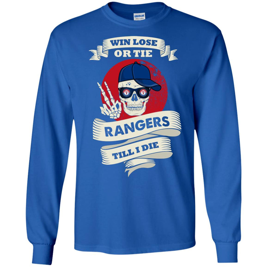 texas rangers skull shirt