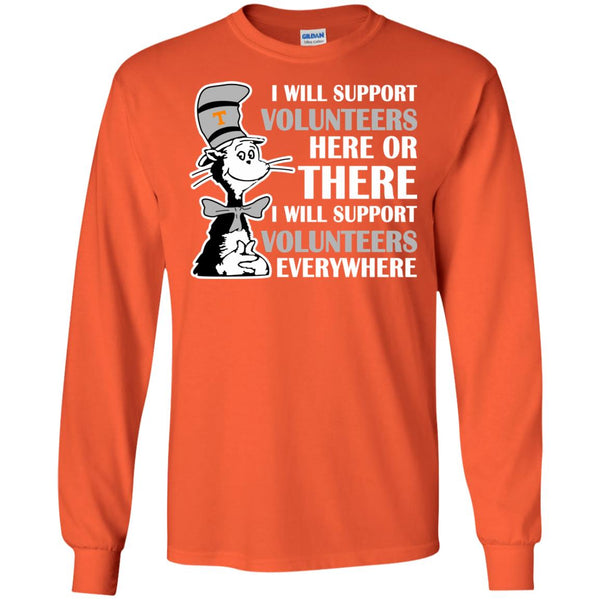 I Will Support Everywhere Tennessee Volunteers T Shirts – Best Funny Store