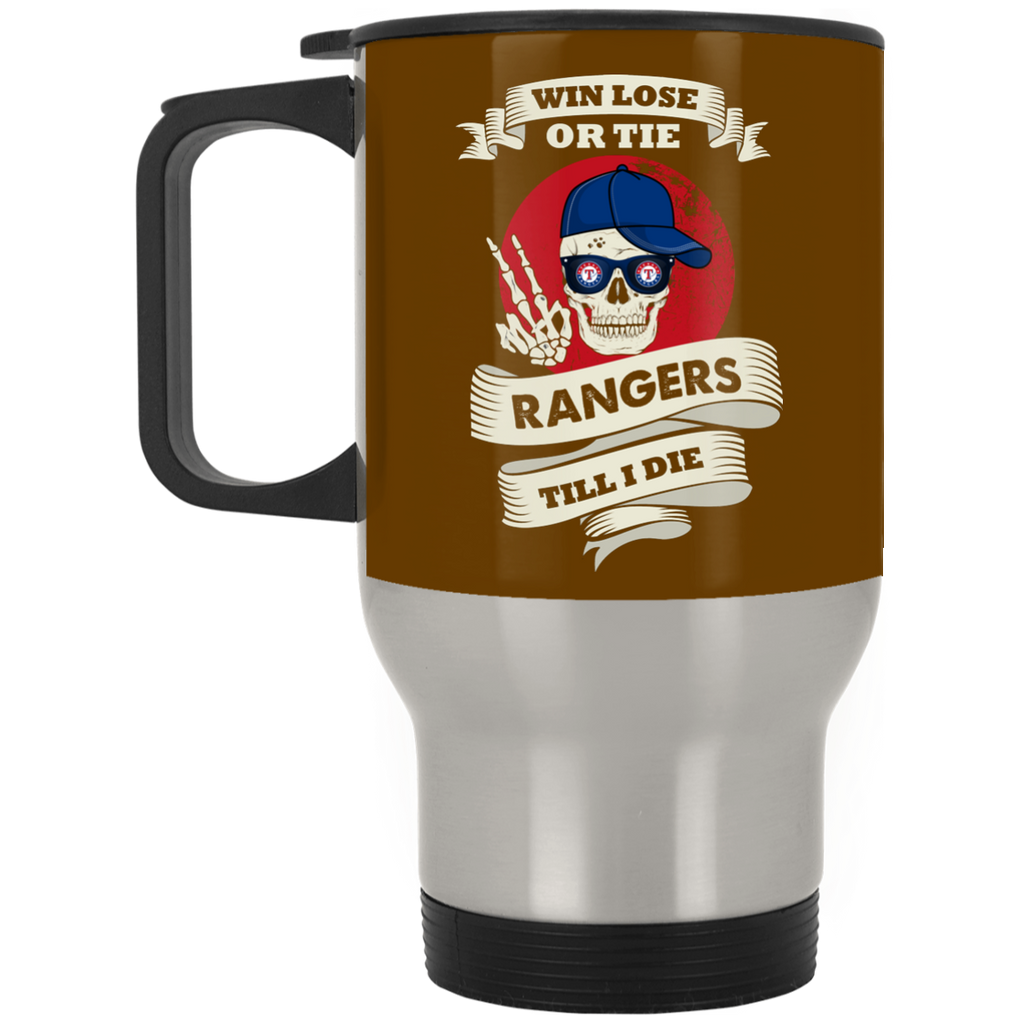 Skull Say Hi Texas Rangers Mugs – Best Funny Store